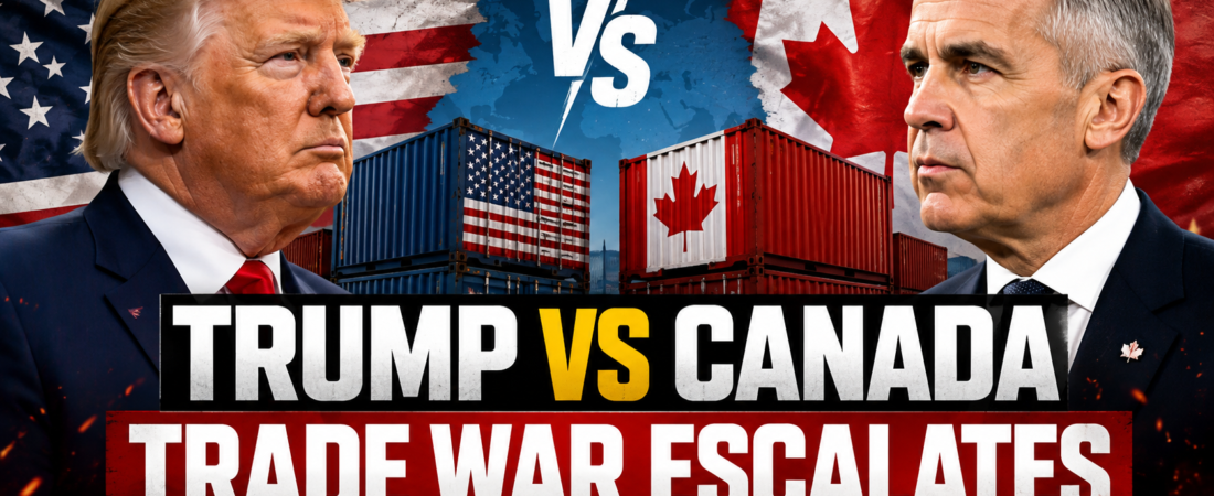 Trump Escalates Trade War With Canada: “Time to Teach Canada”