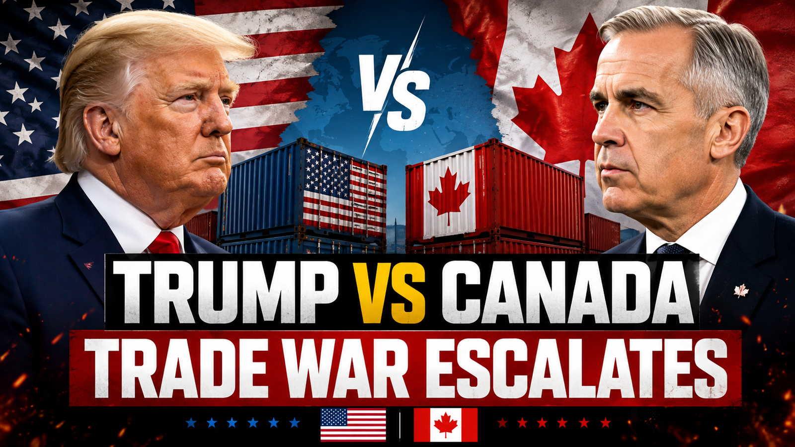Trump Escalates Trade War With Canada: “Time to Teach Canada”