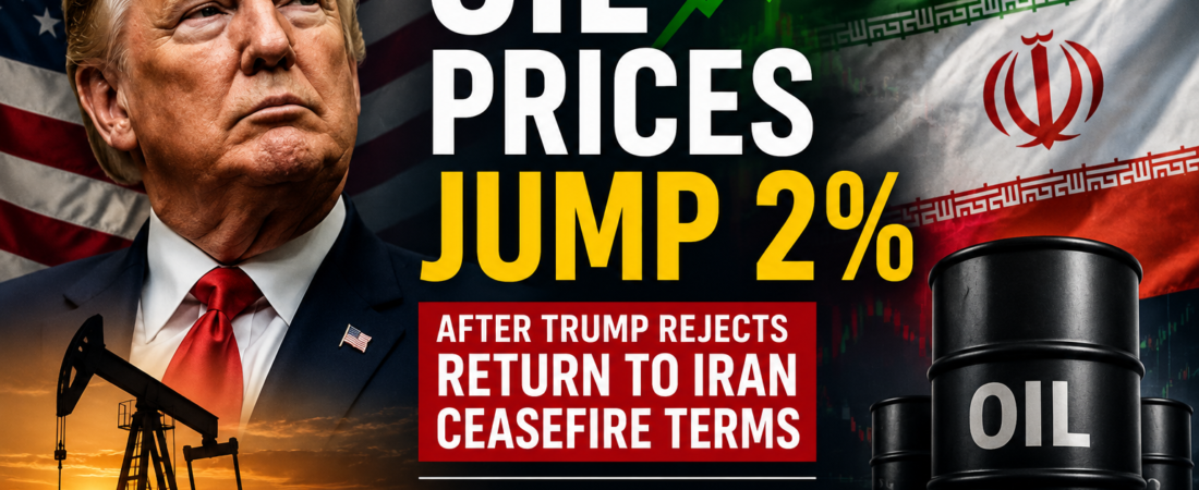 Oil Prices Jump 2% After Trump Rejects Return to Iran Ceasefire Terms