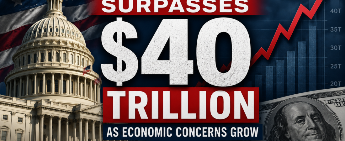 U.S. National Debt Surpasses $40 Trillion as Economic Concerns Grow