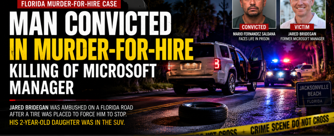 Man Convicted in Murder-for-Hire Killing of Microsoft Manager on Florida Road