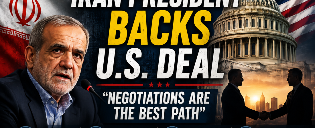 Iran’s President Backs Negotiations With U.S. as Best Path to End the War