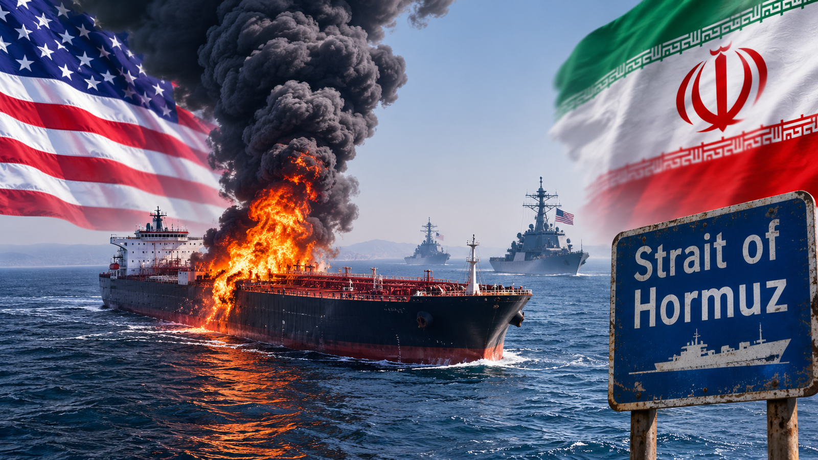 BREAKING: Tanker Hit by Three Projectiles Near Strait of Hormuz as U.S.–Iran Tensions Surge