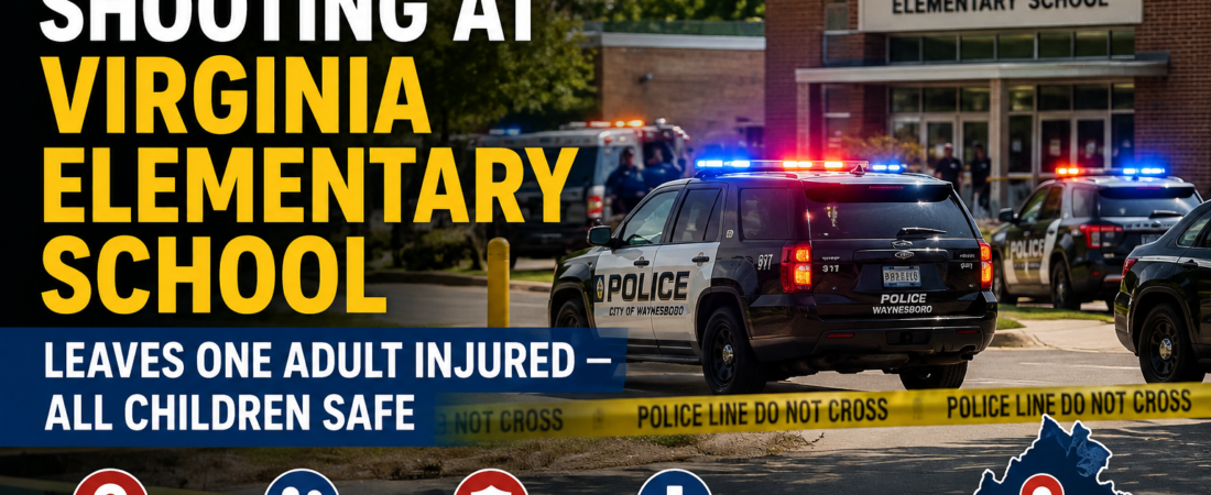 BREAKING: Shooting at Virginia Elementary School Leaves One Adult Injured — All Children Safe