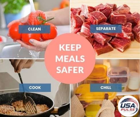 1 in 6 Americans Get Sick From Food Each Year — 4 Simple Steps Can Lower the Risk