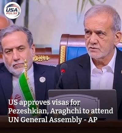 U.S. Approves Visas for Iran’s President and Foreign Minister Amid Ongoing War