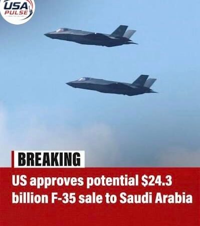 Saudi Arabia Gets U.S. Approval for $24 Billion Deal Including 48 F-35 Fighter Jets