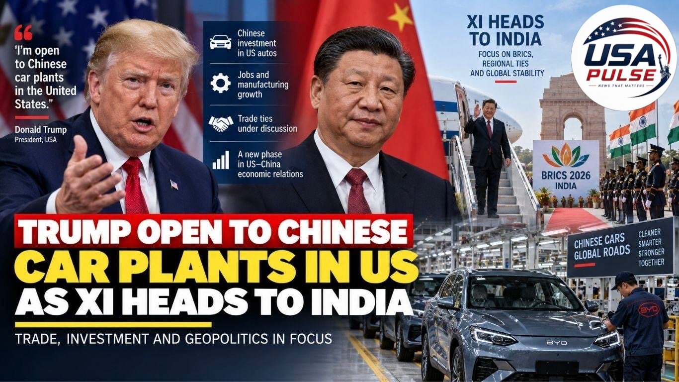 Suggested headline: U.S. Auto Industry Urges Trump to Keep Chinese Automakers Out of America Ahead of Xi Meeting