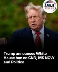 CNN, MS NOW and Politico Sue Trump Administration After Reporters Are Barred From White House