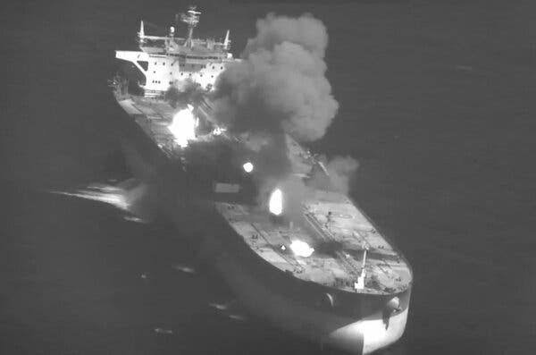 U.S. Strikes Three Iranian Oil Tankers After Missile Attacks on Navy Warships