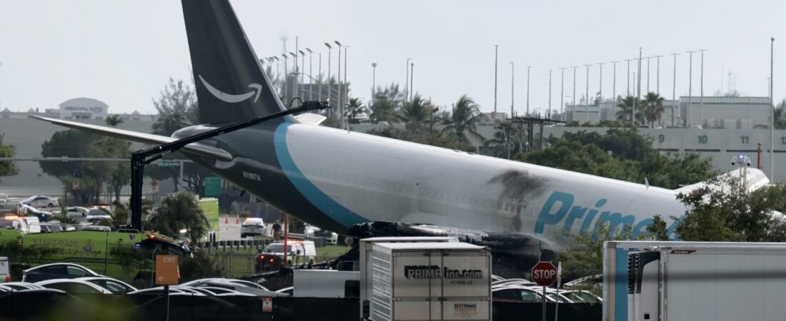 Amazon Cargo Plane Crashes at Miami International Airport, Killing at Least 5
