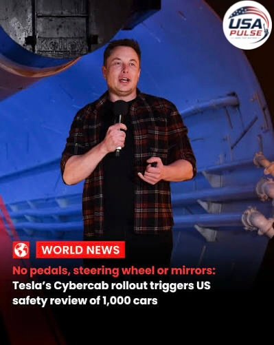 U.S. Regulators Press Tesla Over Cybercab With No Steering Wheel or Pedals
