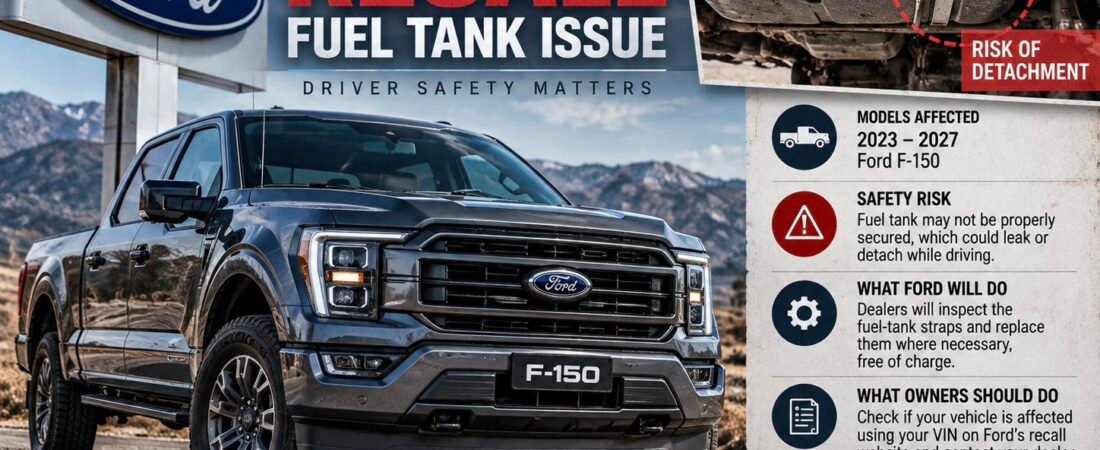 Ford Recalls More Than 223,000 Vehicles in U.S. Over Fuel Tank Safety Issue