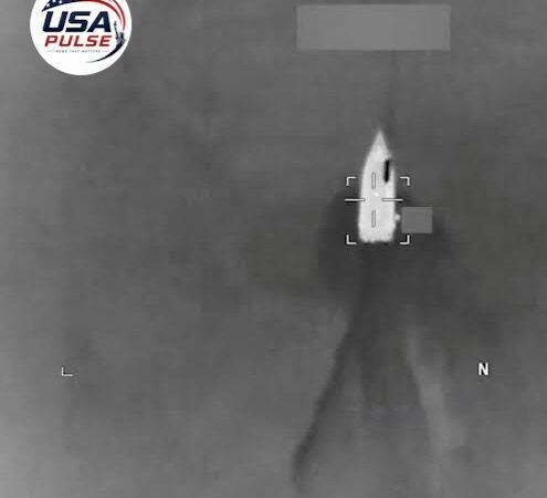 U.S. MILITARY STRIKES SUSPECTED DRUG BOAT IN CARIBBEAN — 4 KILLED